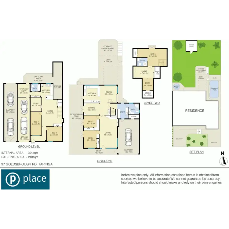 Floorplan of Homely house listing, 37 Goldsbrough Road, Taringa QLD 4068