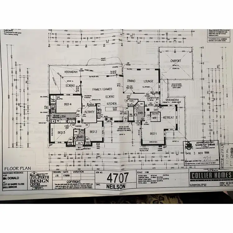 Floorplan of Homely house listing, 15 Sabre Close, Bullsbrook WA 6084