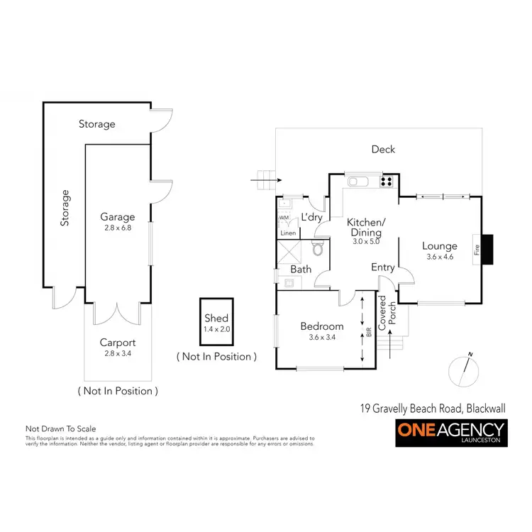 Floorplan of Homely house listing, 19 Gravelly Beach Road, Blackwall TAS 7275