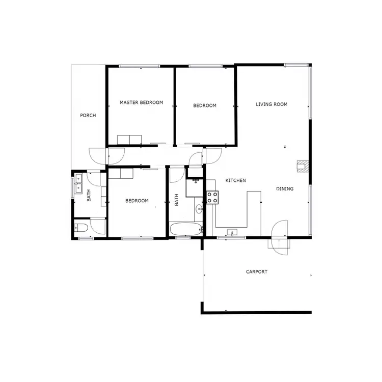 Floorplan of Homely house listing, 23 Lees Crescent, Bellbridge VIC 3691