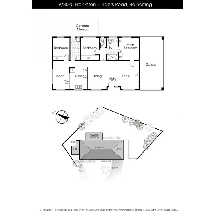 Floorplan of Homely unit listing, 9/3070 Frankston Flinders Road, Balnarring VIC 3926