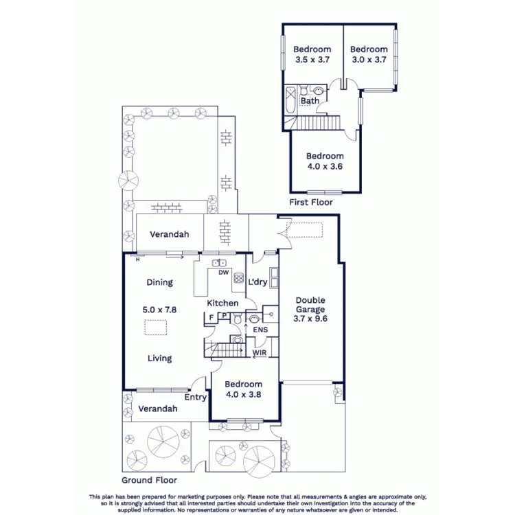 Floorplan of Homely house listing, 24 Tunbridge Street, Flemington VIC 3031