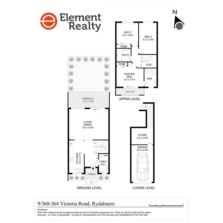 Floorplan of Homely townhouse listing, 9/360 Victoria Road, Rydalmere NSW 2116