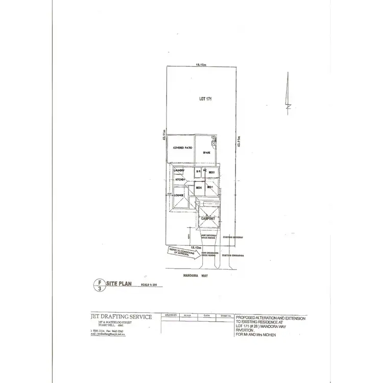 Floorplan of Homely house listing, 28 Mandora Way, Riverton WA 6148
