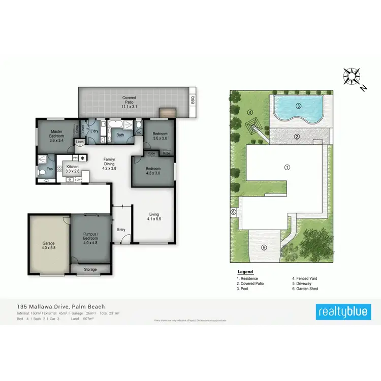 Floorplan of Homely house listing, 135 Mallawa Drive, Palm Beach QLD 4221