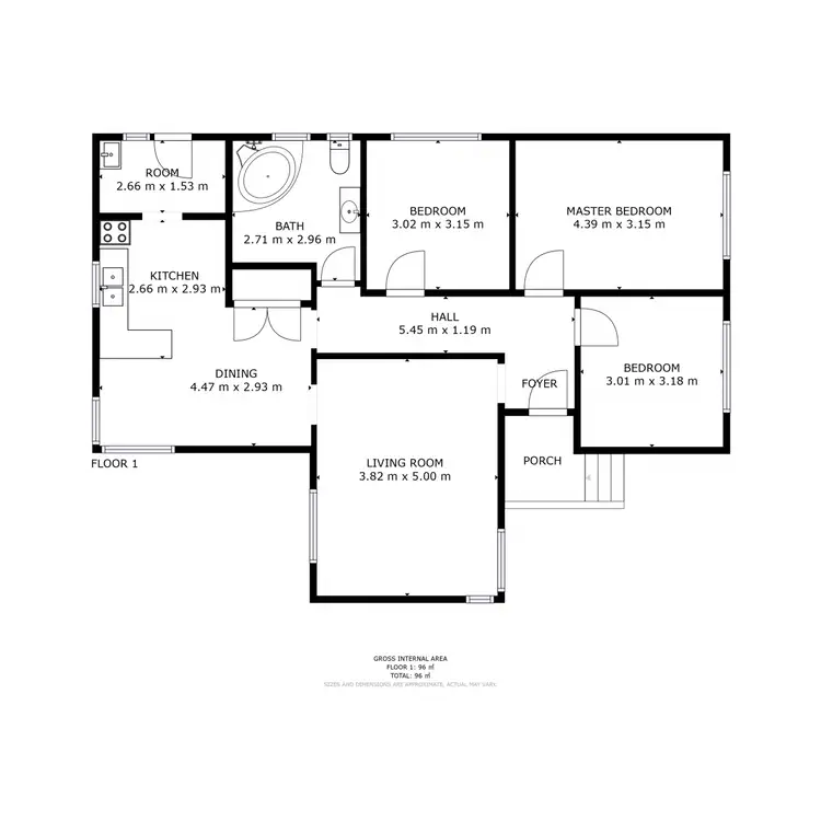 Floorplan of Homely house listing, 31 Calvert Crescent, Herdsmans Cove TAS 7030