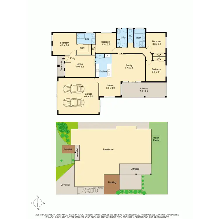 Floorplan of Homely house listing, 63 Diamond Parade, Skye VIC 3977