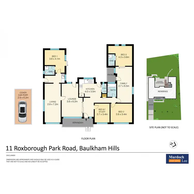 Floorplan of Homely house listing, 11 Roxborough Park Road, Baulkham Hills NSW 2153