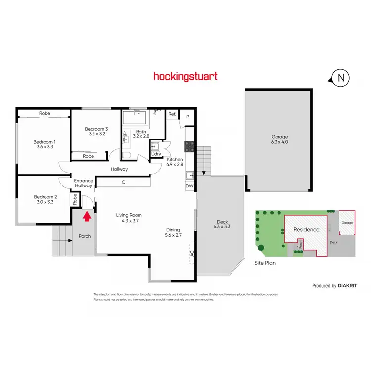 Floorplan of Homely unit listing, 1/52 Eram Road, Box Hill North VIC 3129
