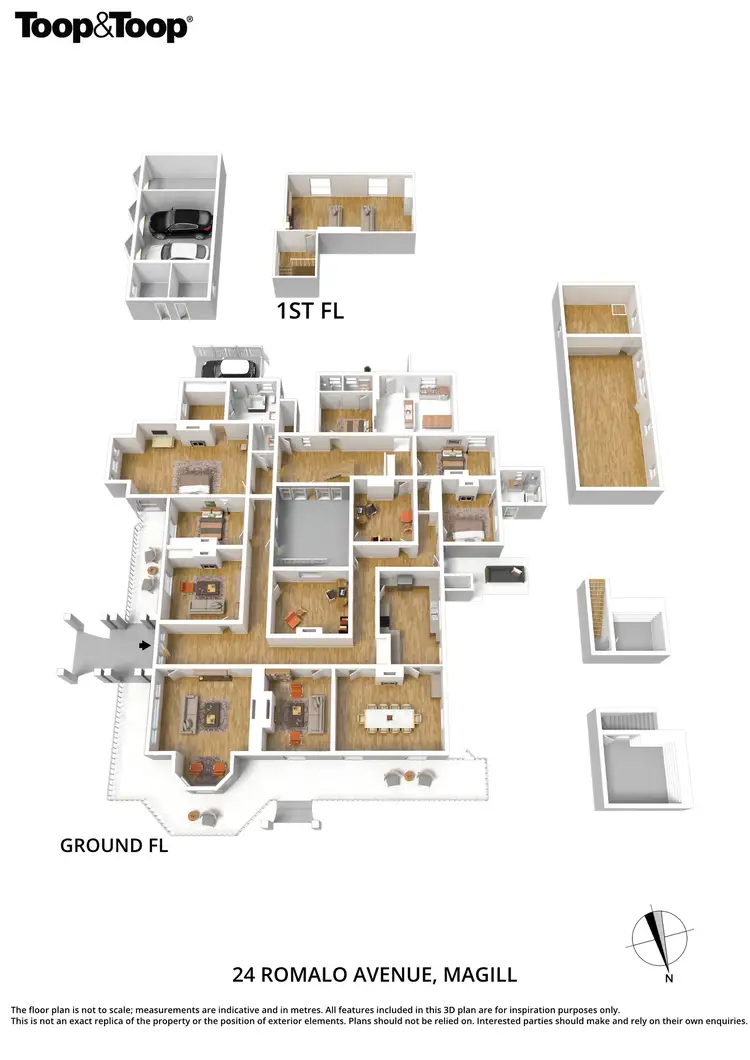 Floorplan of Homely house listing, 24 Romalo Avenue, Magill SA 5072