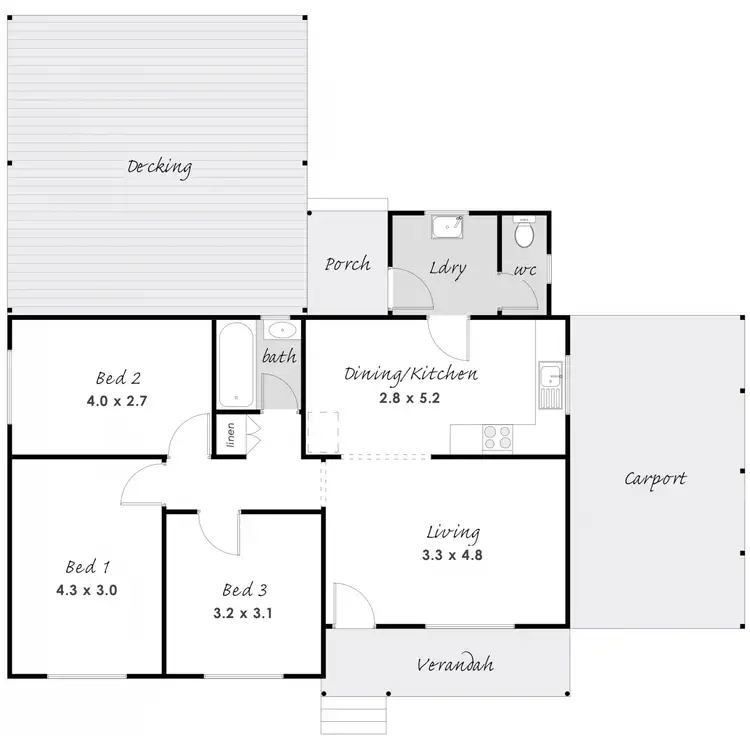 Floorplan of Homely house listing, 12 Casanova Street, Port Lincoln SA 5606