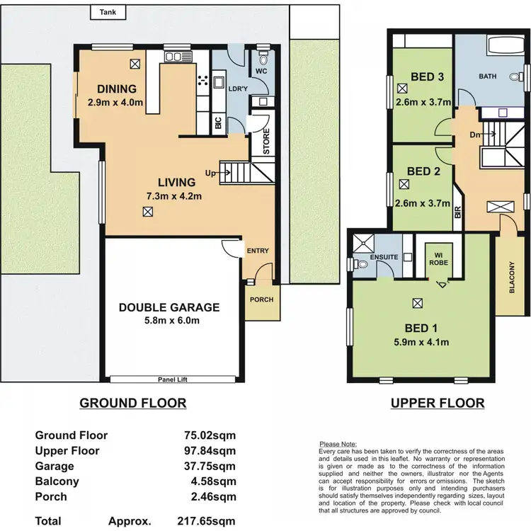 Floorplan of Homely house listing, 1/833 Lower North East Road, Dernancourt SA 5075