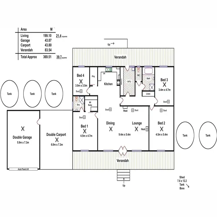 Floorplan of Homely rural property listing, Address available on request