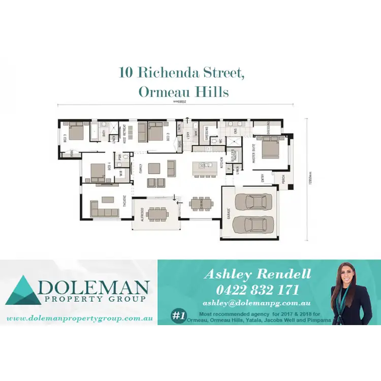 Floorplan of Homely house listing, 10 Richenda Street, Ormeau Hills QLD 4208
