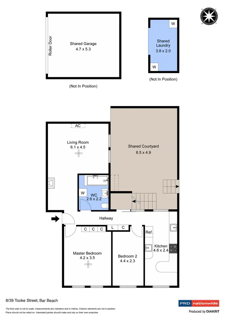Floorplan of Homely unit listing, 8/39 Tooke Street, Bar Beach NSW 2300