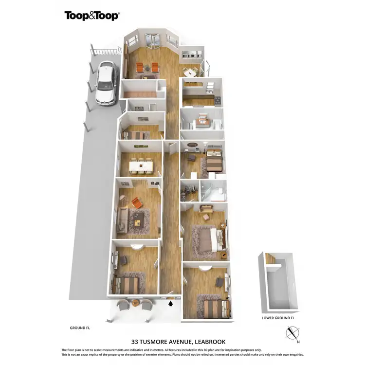 Floorplan of Homely house listing, 33 Tusmore Avenue, Leabrook SA 5068