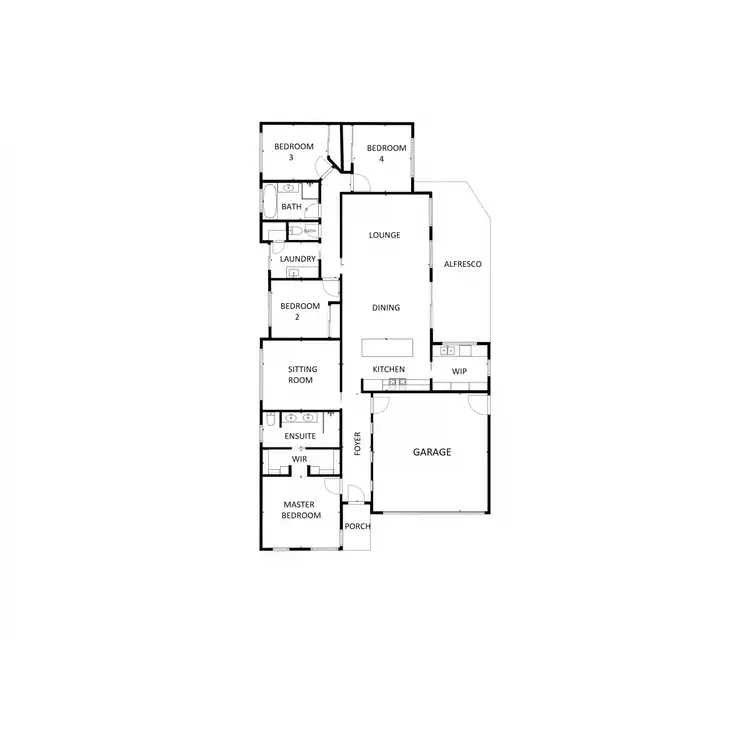 Floorplan of Homely house listing, 22 Jensen Crescent, Wodonga VIC 3690