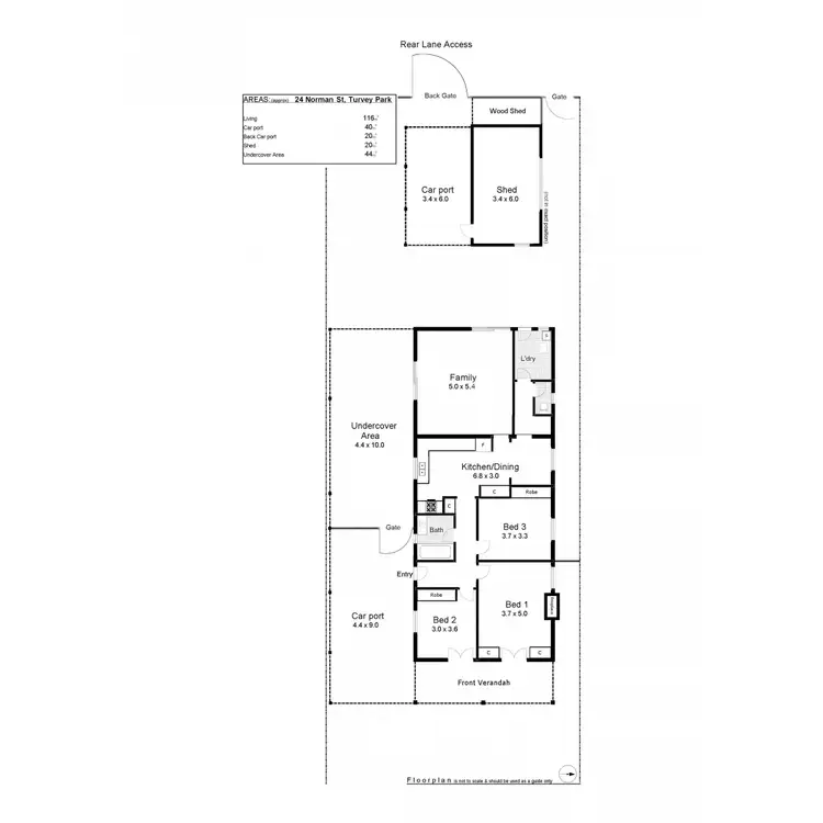Floorplan of Homely house listing, 24 Norman Street, Turvey Park NSW 2650