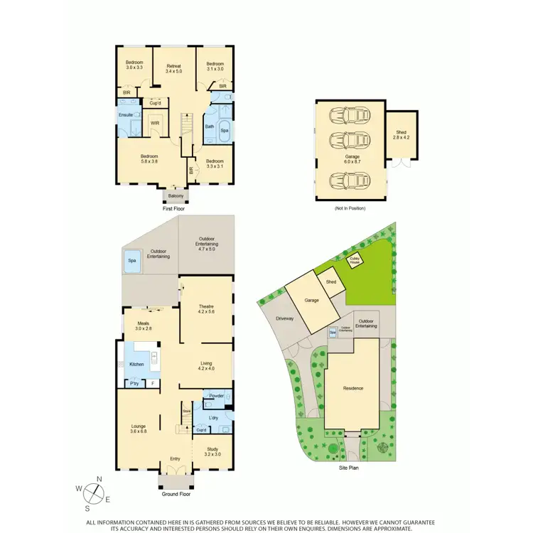 Floorplan of Homely house listing, 15 Postregna Way, Skye VIC 3977