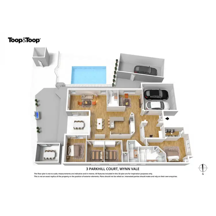 Floorplan of Homely house listing, 3 Parkhill Court, Wynn Vale SA 5127