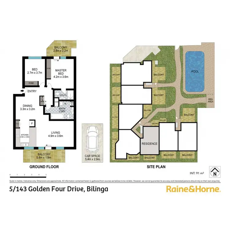 Floorplan of Homely unit listing, 5/143 Golden Four Drive, Bilinga QLD 4225