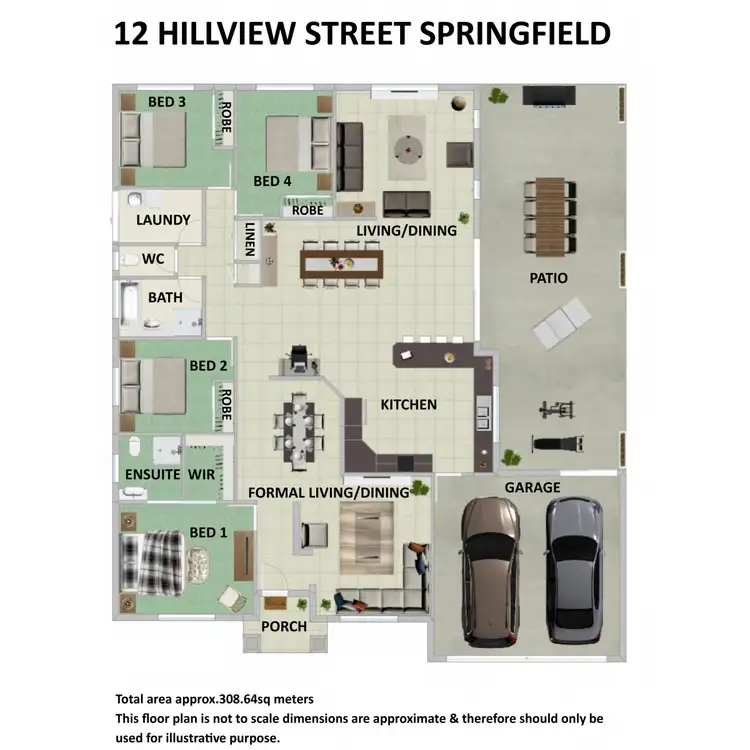 Floorplan of Homely house listing, 12 Hillview Street, Springfield QLD 4300