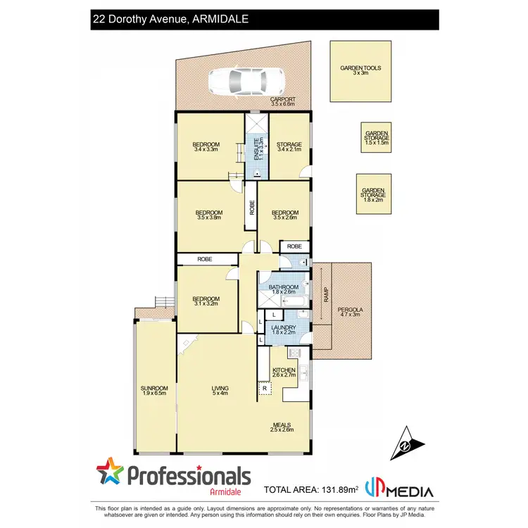 Floorplan of Homely house listing, 22 Dorothy Avenue, Armidale NSW 2350
