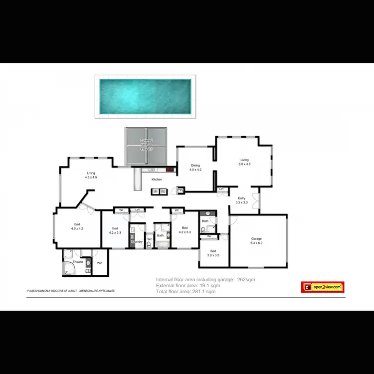 Floorplan of Homely house listing, 14 Rokeby Court, Nerang QLD 4211