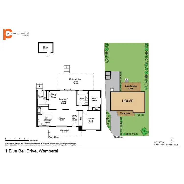 Floorplan of Homely house listing, 1 Blue Bell Drive, Wamberal NSW 2260