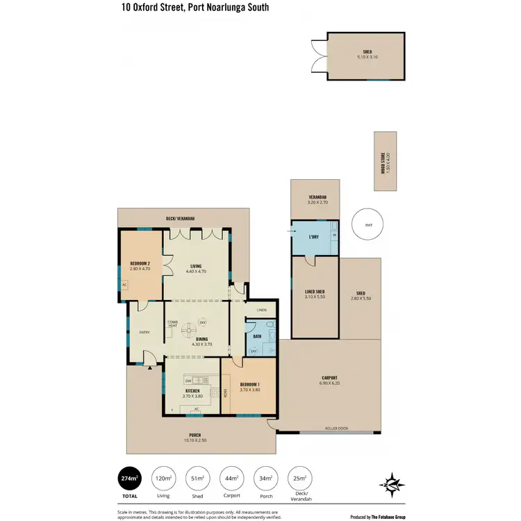 Floorplan of Homely house listing, 10 Oxford Street, Port Noarlunga South SA 5167