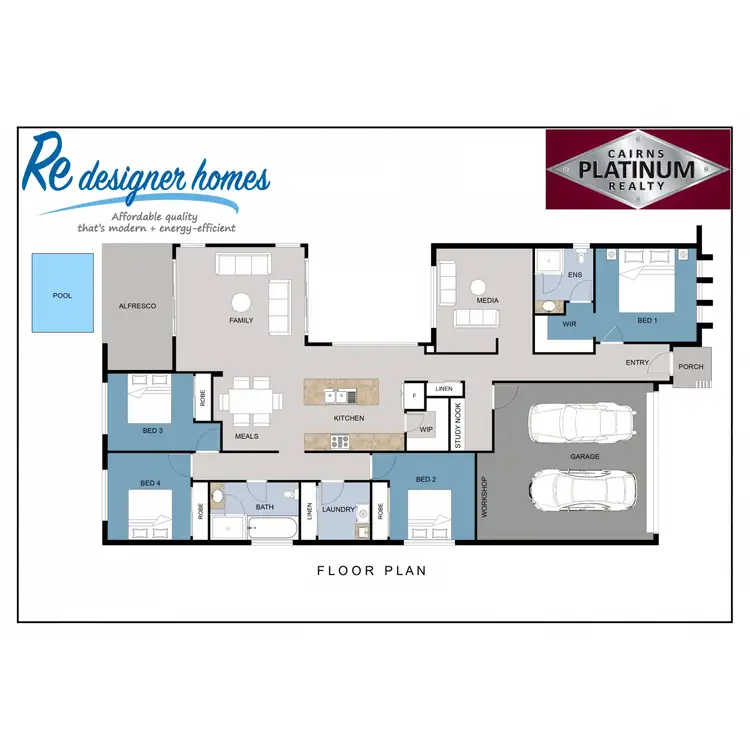 Floorplan of Homely house listing, 17 Master Circuit, Trinity Beach QLD 4879
