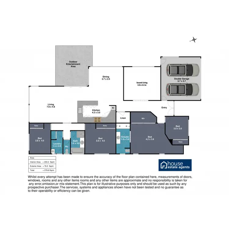 Floorplan of Homely house listing, 21 McClymont Drive, Rangeville QLD 4350