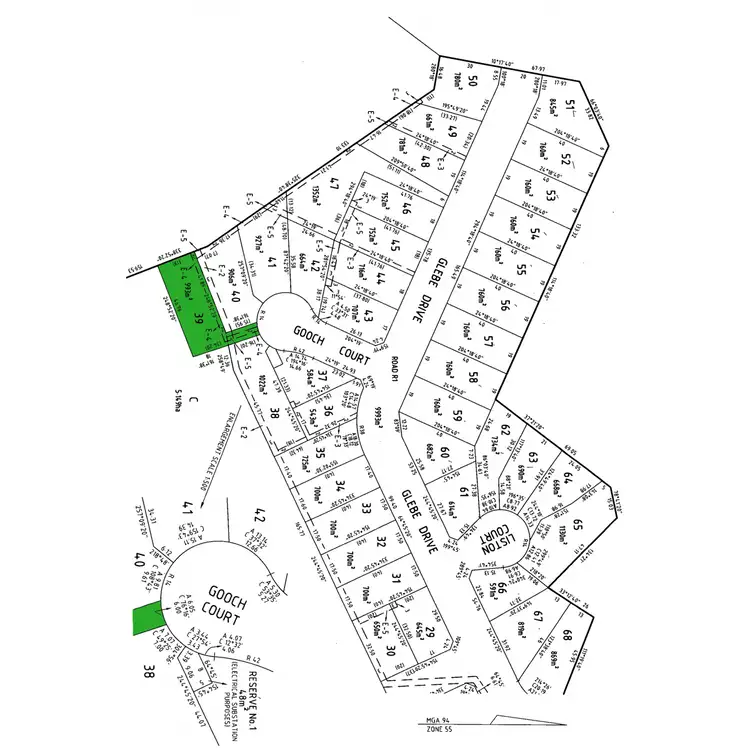 Floorplan of Homely land listing, LOT 39 Gooch Court, Sale VIC 3850