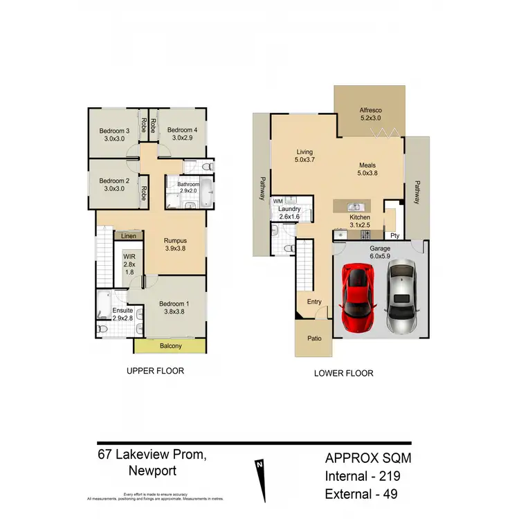 Floorplan of Homely house listing, 67 Lakeview Promenade, Newport QLD 4020