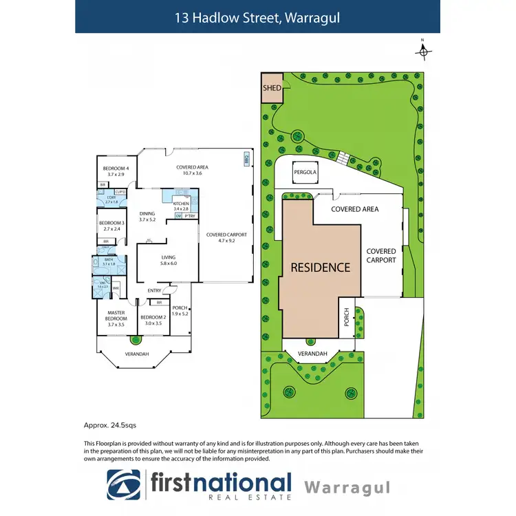 Floorplan of Homely house listing, 13 Hadlow Street, Warragul VIC 3820