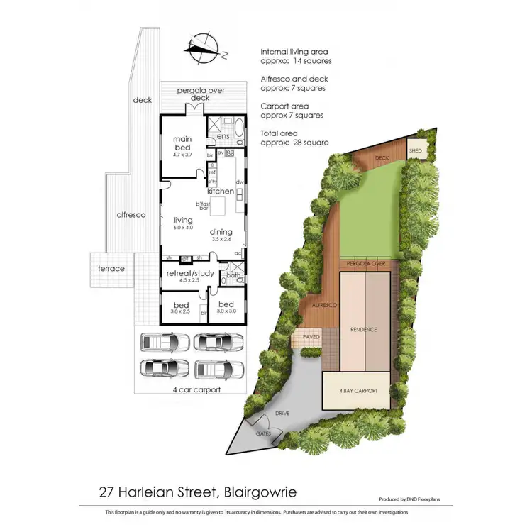 Floorplan of Homely house listing, 27 Harleian Street, Blairgowrie VIC 3942