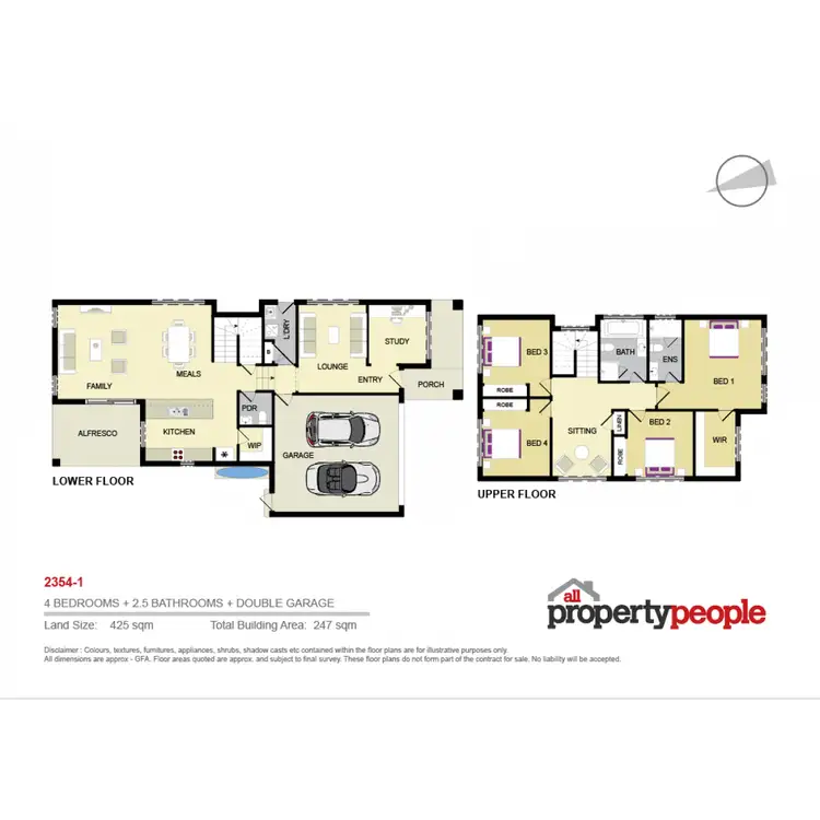 Floorplan of Homely house listing, Lot 42 Ninth Avenue, Austral NSW 2179