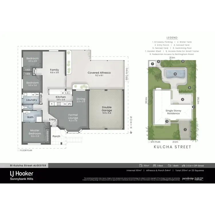 Floorplan of Homely house listing, 91 Kulcha Street, Algester QLD 4115