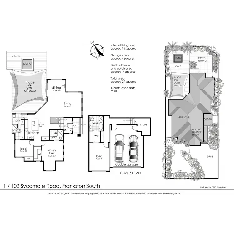 Floorplan of Homely townhouse listing, 1/102 Sycamore Road, Frankston South VIC 3199