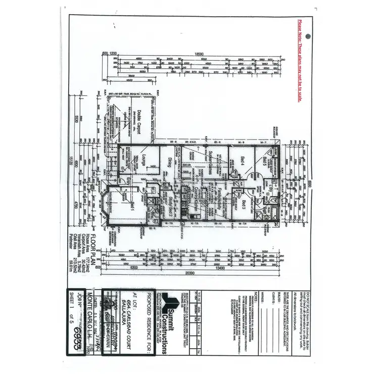 Floorplan of Homely house listing, 8 Carlsbad Court, Ballajura WA 6066