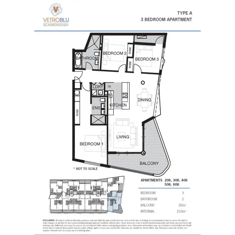 Floorplan of Homely apartment listing, 52/50 Filburn Street, Scarborough WA 6019