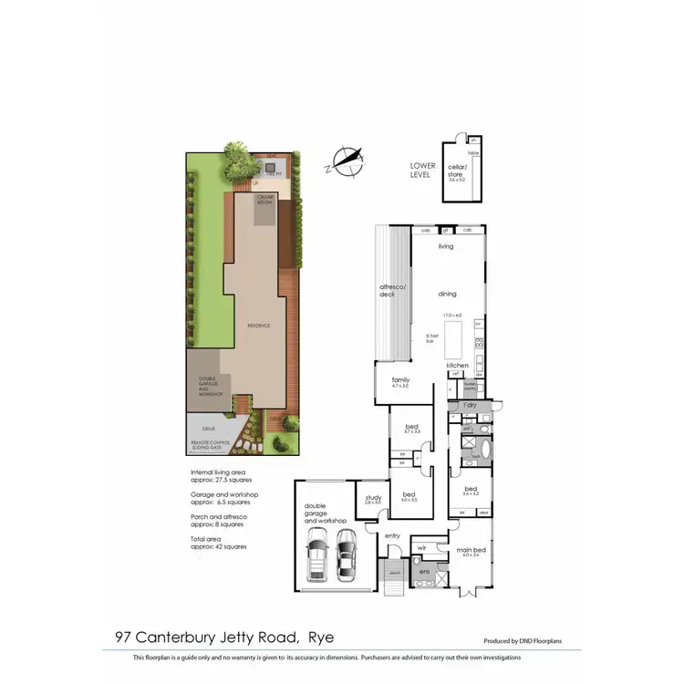 Floorplan of Homely house listing, 97 Canterbury Jetty Road, Rye VIC 3941