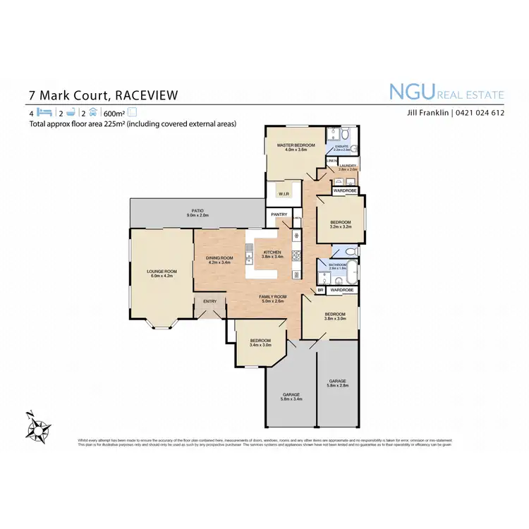 Floorplan of Homely house listing, 7 Mark Court, Raceview QLD 4305