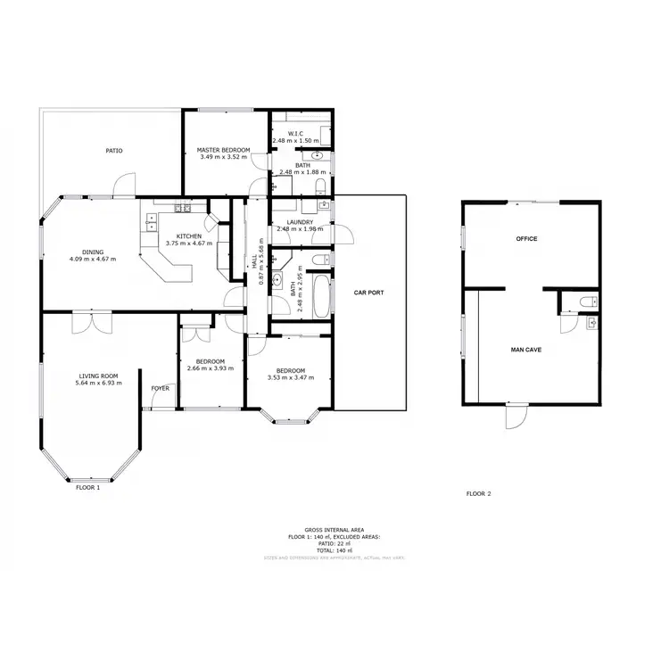 Floorplan of Homely house listing, 5 Florelyn Terrace, Geilston Bay TAS 7015