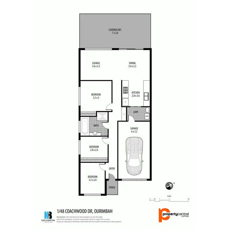 Floorplan of Homely house listing, 1/48 Coachwood Drive, Ourimbah NSW 2258