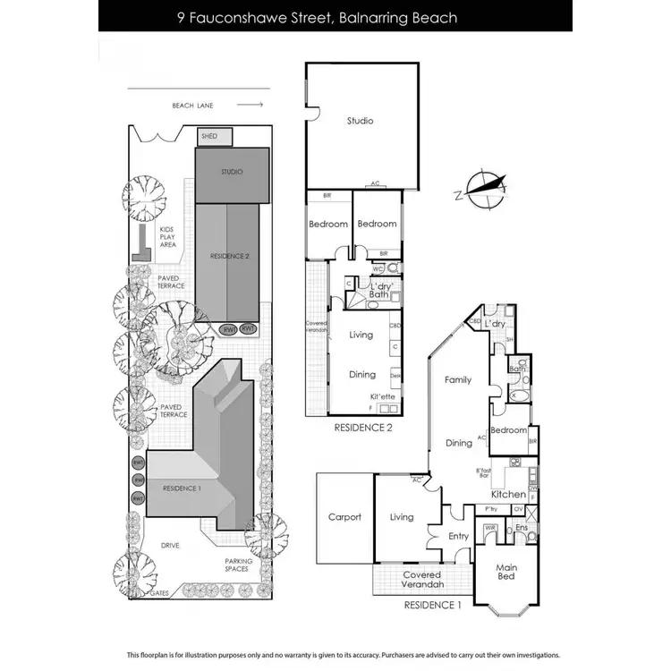 Floorplan of Homely house listing, 9 Fauconshawe Street, Balnarring Beach VIC 3926