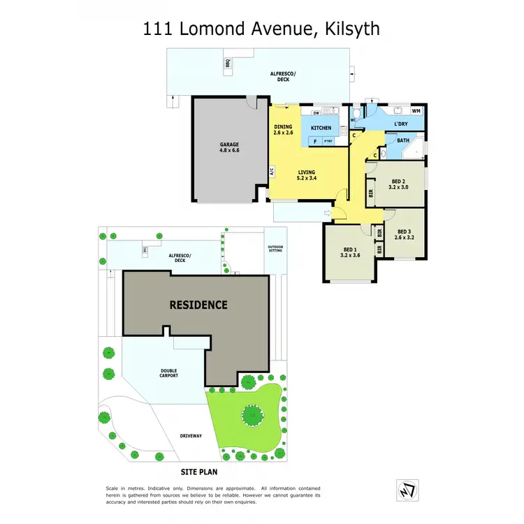 Floorplan of Homely house listing, 111 Lomond Avenue, Kilsyth VIC 3137