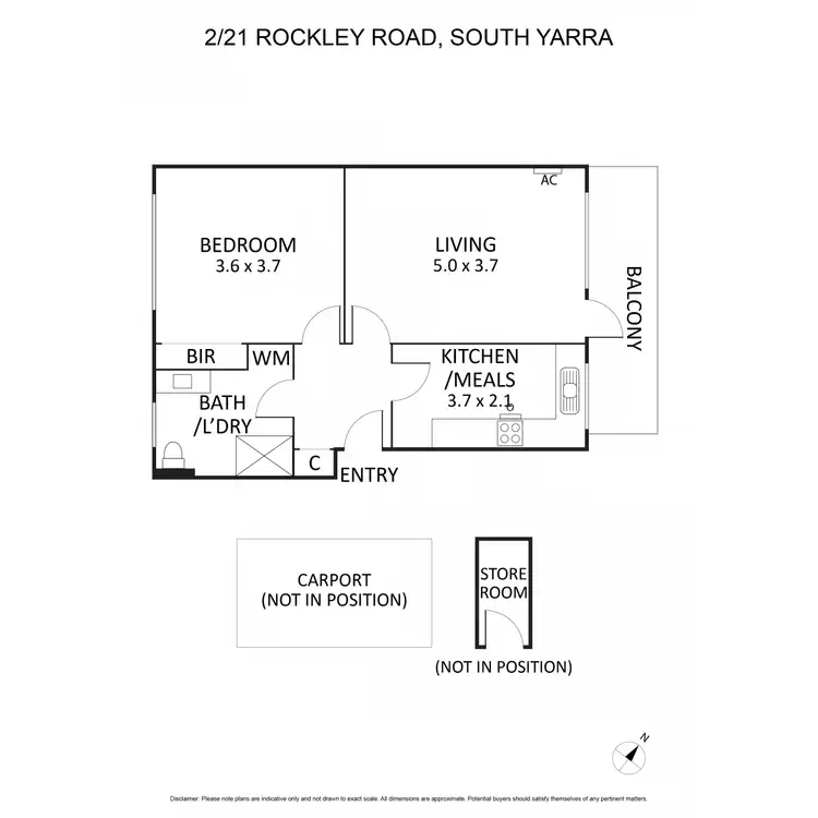 Floorplan of Homely apartment listing, 2/21 Rockley Road, South Yarra VIC 3141