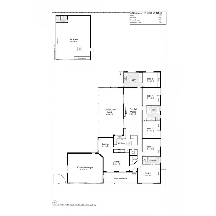 Floorplan of Homely house listing, 19 Tamar Drive, Tatton NSW 2650