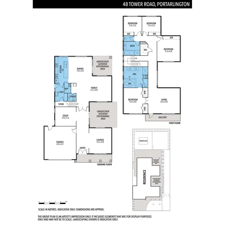 Floorplan of Homely house listing, 48 Tower Road, Portarlington VIC 3223